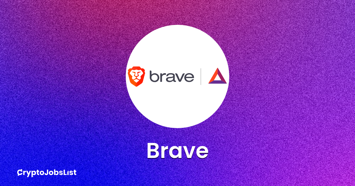 Brave Jobs & Careers. 0 web3 jobs available now. 63 closed jobs